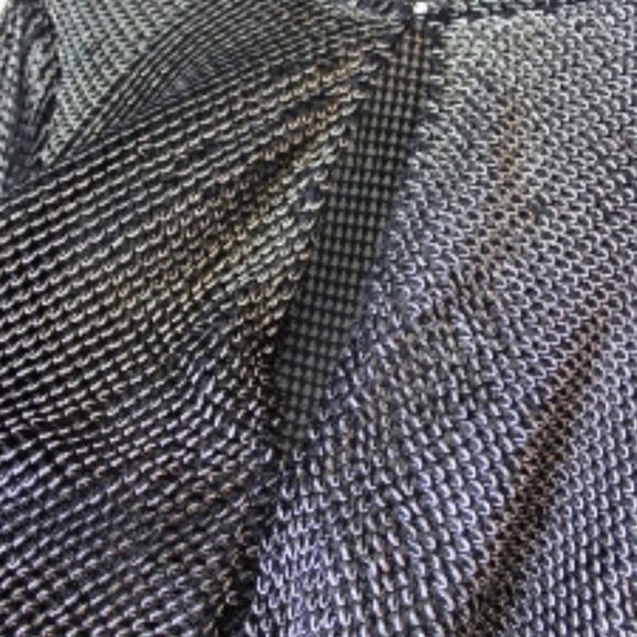 ZARA Metallic textured knit Long Sleeve Top M - Picture 4 of 13